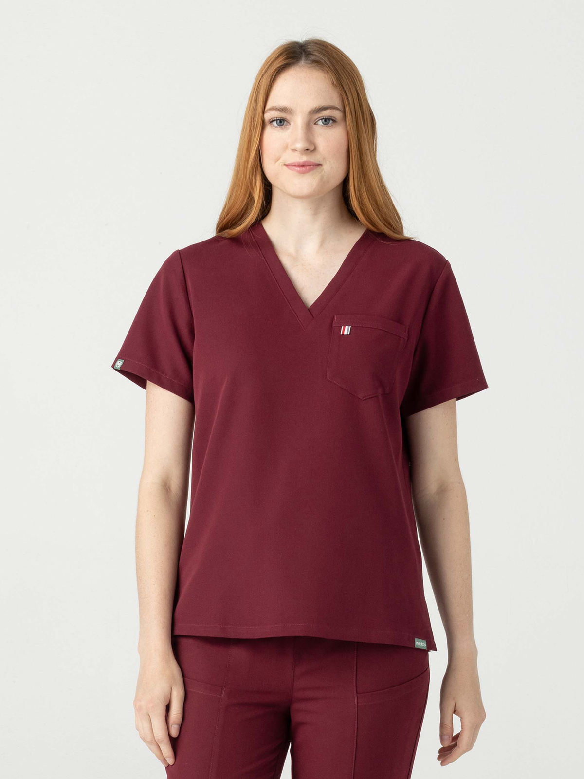 Костюм медицинский винный Burgundy